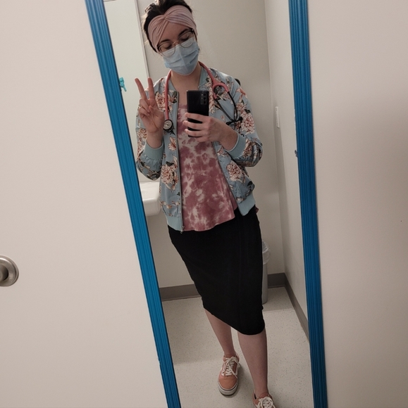 Mindy Mae's Market Floral Silky Jacket - Picture 3 of 4